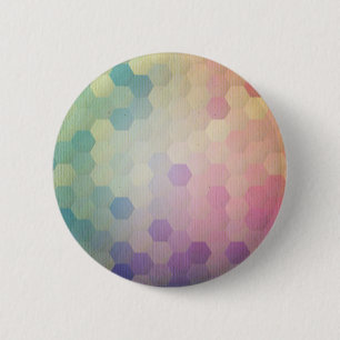 Multi Vintage Pastellfarben Muster grunge chic Button