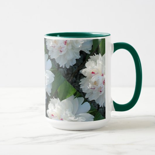 Multi-Wertvoll-Peony-Tasse Tasse (Rechts)