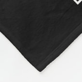 Multi| White Tennis Personalisiert Name oder Monog Fleecedecke (Ecke)