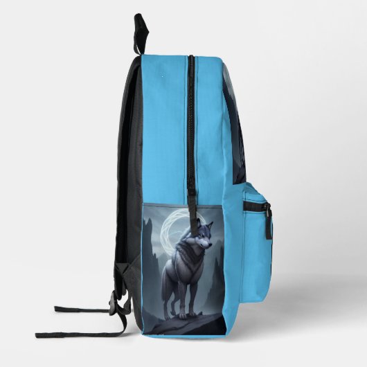 Multi-Wolf-Backpack Bedruckter Rucksack (Links)
