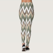 Multi Zig Zag Muster Frauen Leggings (Rückseite)