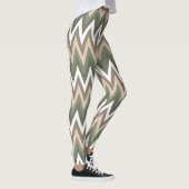 Multi Zig Zag Muster Frauen Leggings (Rechts)