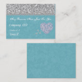 MULTI ZWECK-GLITZER Geschäfts-Karte Visitenkarte (Vorne/Hinten)