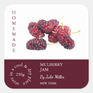Multiberry-Label Quadratischer Aufkleber
