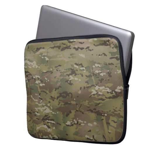 Multicam Laptop sleeve (Vorderseite Links)
