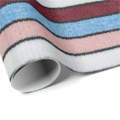Multicfarbene Stripwolle: Stoffgewebe. Geschenkpapier (Rolleneckpunkt)