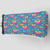 Multicfarbene Wasserfarbenwärme, Golf Head Cover Headcover (Vorderseite)