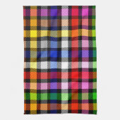 Multicfarbener Flannel Twill Kariert Tartan auf sc Geschirrtuch (Vertikal)