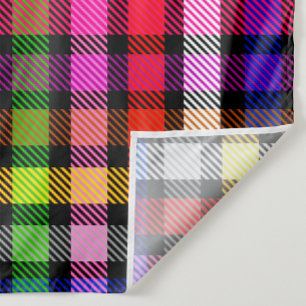 Multicfarbener Flannel Twill Kariert Tartan auf sc Stoff