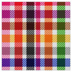 Multicfarbener Flannel Twill Kariert Tartan auf we Stoff