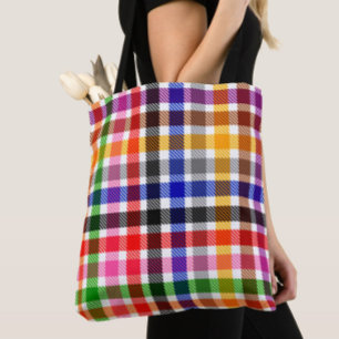 Multicfarbener Flannel Twill Kariert Tartan auf we Tasche