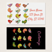 Multicfarbener Sweet Songbirds Thunder_Cove (Vorne & Hinten)