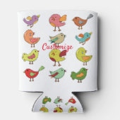 Multicfarbener Sweet Songbirds Thunder_Cove Dosenkühler (Rückseite)