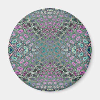 Multicfarbenes Hologramm Butterfly-Fraktal Abstrak Magnet