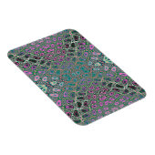 Multicfarbenes Hologramm Butterfly-Fraktal Abstrak Magnet (Rechte Seite)