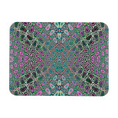 Multicfarbenes Hologramm Butterfly-Fraktal Abstrak Magnet (Horizontal)