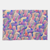Multicfarbenes Wasserfarbmuster - Küchentücher (Horizontal)