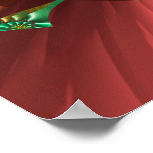 Multicfarbiges Spiralmuster Poster (Ecke)