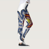 Multicologe australische Kunst Leggings (Rechts)