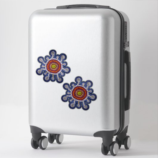 Multicologe australische Kunstdekor Aufkleber (Koffer)