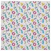 Multicolor 80er Memphis-Muster Stoff (Muster)
