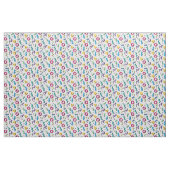 Multicolor 80er Memphis-Muster Stoff (Fat Quarter (45,7 x 55,9 cm))
