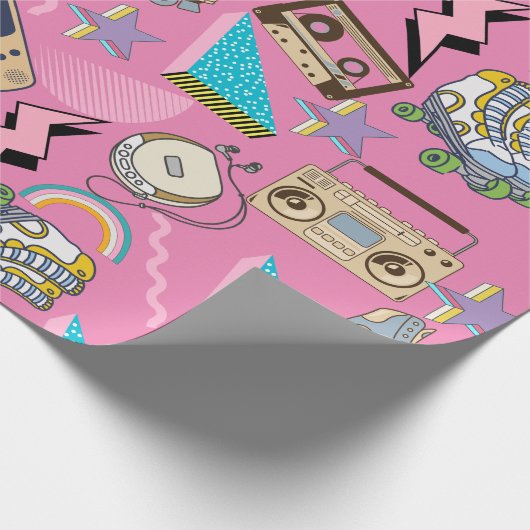 Multicolor 90s geschenkpapier (Ecke)