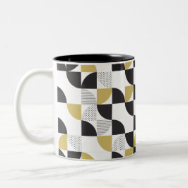 Multicolor Abstract Design Zwei-Tone-Kaffee-Tasse Zweifarbige Tasse