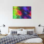 Multicolor Abstrakt Artwork Leinwanddruck (Insitu (Schlafzimmer))