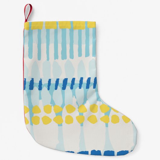Multicolor Abstrakt gestrichen Nahtloser Hintergru Kleiner Weihnachtsstrumpf (Vorderseite)
