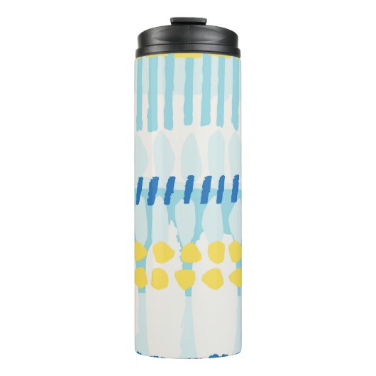 Multicolor Abstrakt gestrichen Nahtloser Hintergru Thermosbecher (Vorderseite)