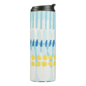 Multicolor Abstrakt gestrichen Nahtloser Hintergru Thermosbecher (Nach links gedreht)