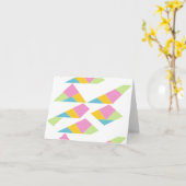 Multicolor abstrakt karte (Gelbe Blume)