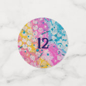 Multicolor-Abstrakt Konfetti (Klein Vorderseite)