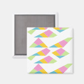 Multicolor abstrakt magnet (Vorderseite/Rückseite)