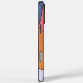 Multicolor Abstrakt mit abgerundeter Geometrie Case-Mate iPhone Hülle (Rückseite / Rechts)