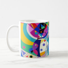 Multicolor Abstrakt Modern Art Design 009 Kaffeetasse