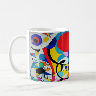 Multicolor Abstrakt Modern Art Design 011 Kaffeetasse