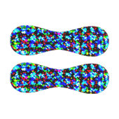 Multicolor-Abstrakt-Pixel-Muster Baseball (Paneele)