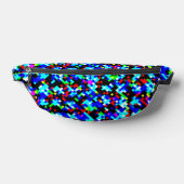 Multicolor-Abstrakt-Pixel-Muster Bauchtasche (Ablage )