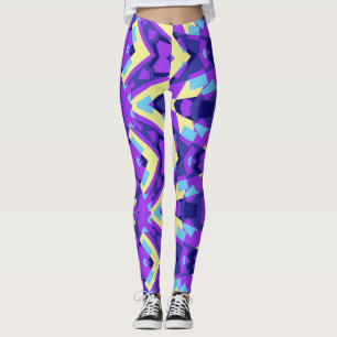 Multicolor-abstrakt "Ratti_Creative_Arts" Leggings