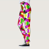 Multicolor-abstrakt "Ratti_Creative_Arts" Leggings (Links)
