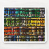 Multicolor Abstrakt Weave Mousepad (Vorne)