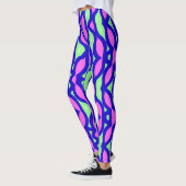 Multicolor-abstrakte Leggings "Ratti_Creative_Arts (Links)