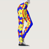 Multicolor-abstrakte Leggings "Ratti_Creative_Arts (Rechts)