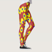 Multicolor-abstrakte Leggings "Ratti_Creative_Arts (Rechts)