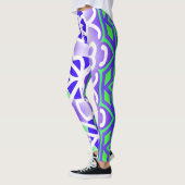 Multicolor-abstrakte Leggings "Ratti_Creative_Arts (Links)