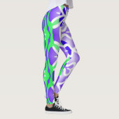 Multicolor-abstrakte Leggings "Ratti_Creative_Arts (Rechts)