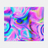 Multicolor abstrakter Hintergrund. Farbiges Muster Fleecedecke (Vorderseite (Horizontal))