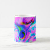 Multicolor abstrakter Hintergrund. Farbiges Muster Kaffeetasse (Mittel)